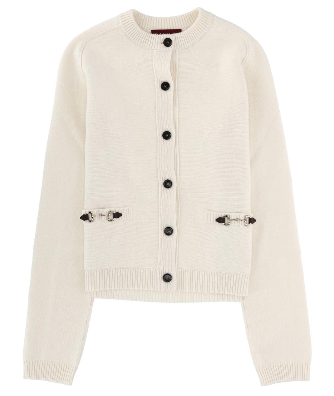 GUCCI Белый шерстяной джемпер / свитер, фото 1