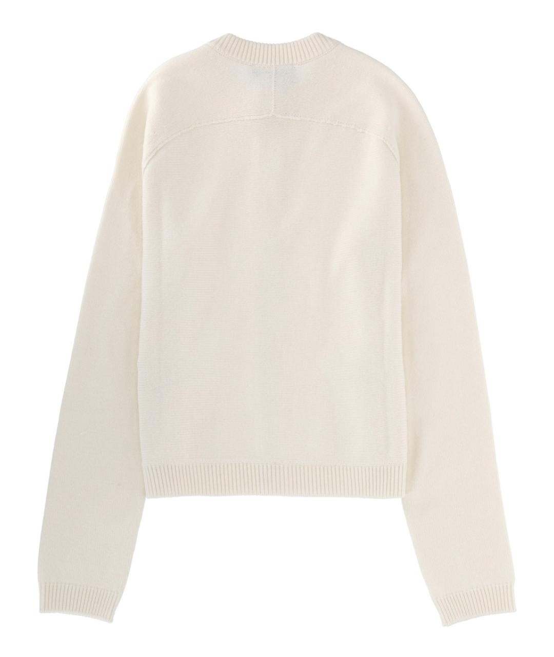 GUCCI Белый шерстяной джемпер / свитер, фото 3