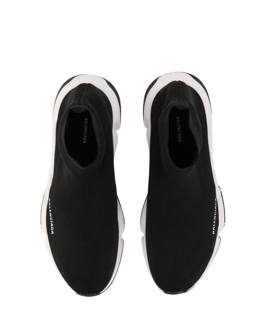 BALENCIAGA Черные синтетические низкие кроссовки / кеды, фото 6