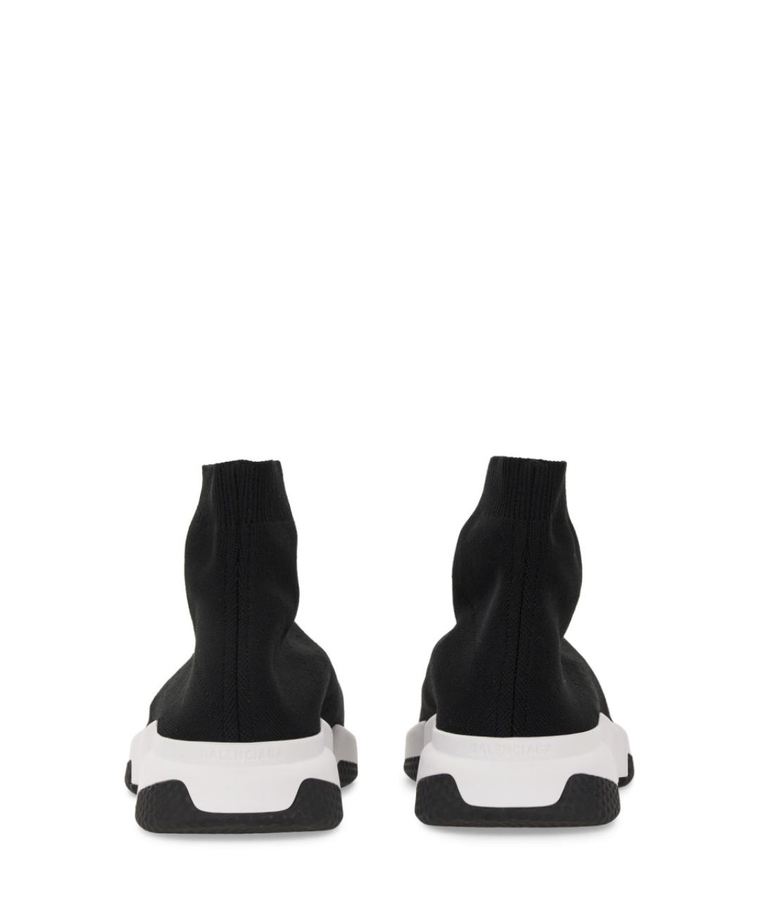 BALENCIAGA Черные синтетические низкие кроссовки / кеды, фото 3