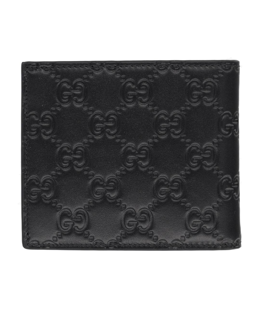 GUCCI Черный кожаный кошелек, фото 2