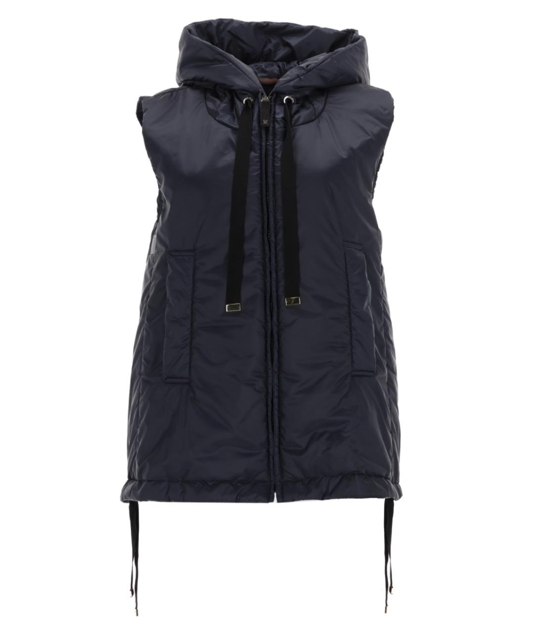 'S MAX MARA Синий полиэстеровый жилет, фото 1