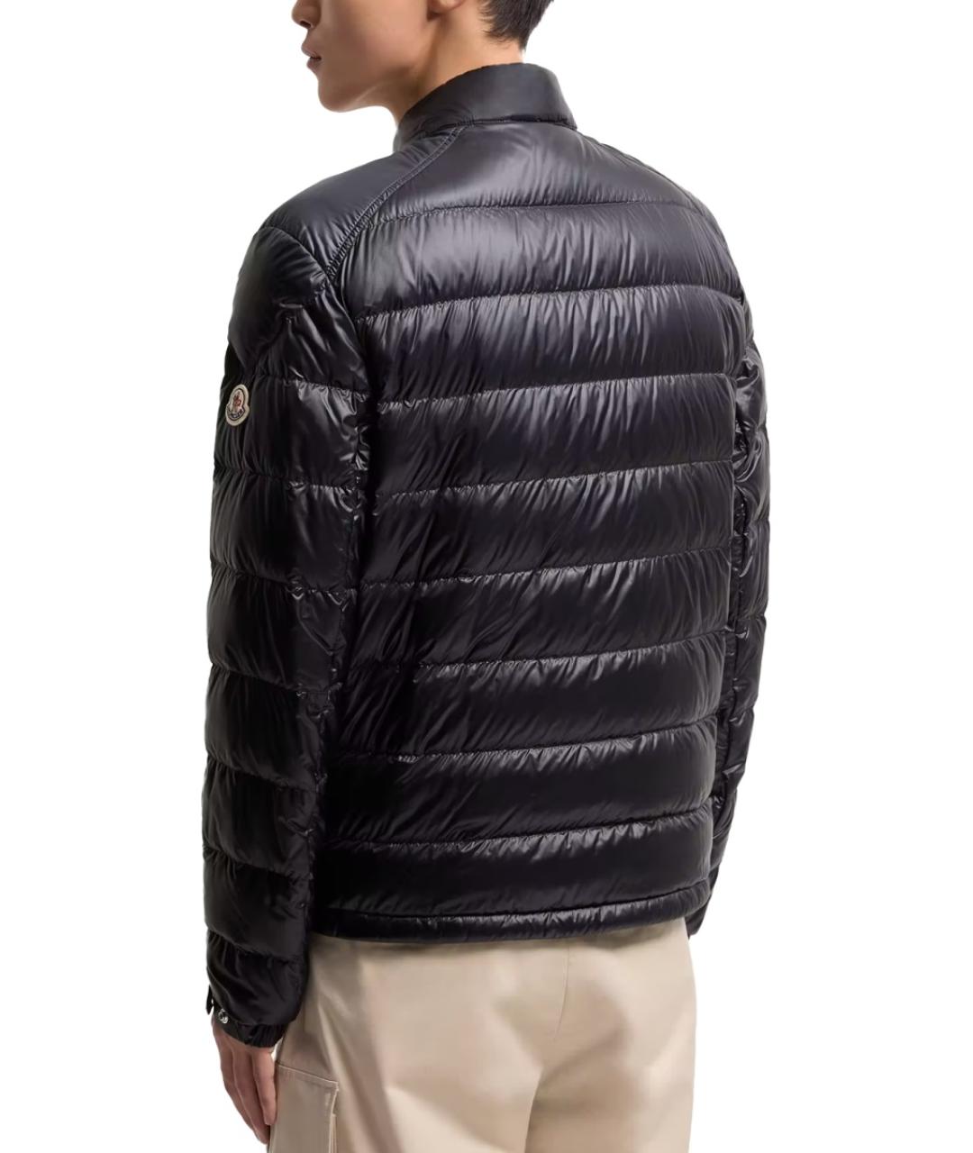 MONCLER Синяя полиамидовая куртка, фото 4