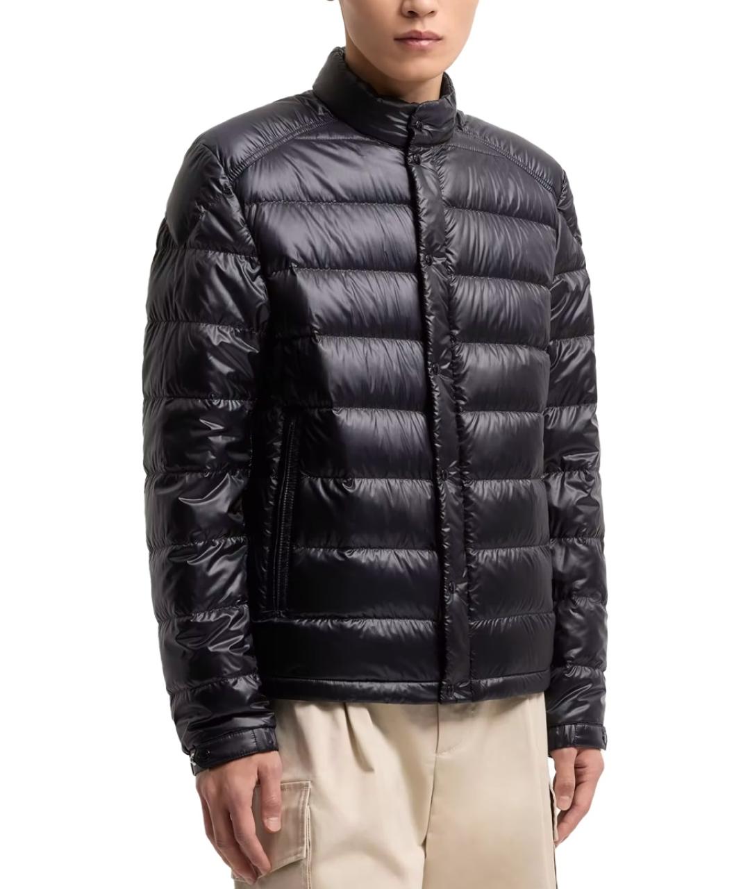 MONCLER Синяя полиамидовая куртка, фото 3