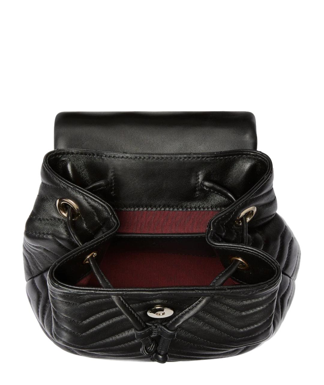 GUCCI Черный кожаный рюкзак, фото 4