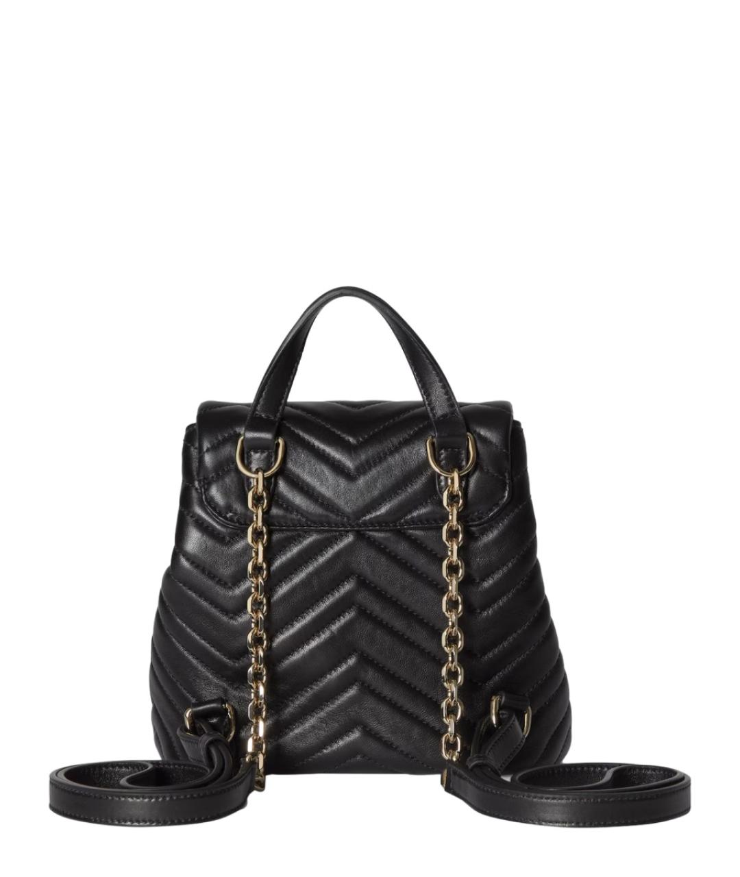 GUCCI Черный кожаный рюкзак, фото 2