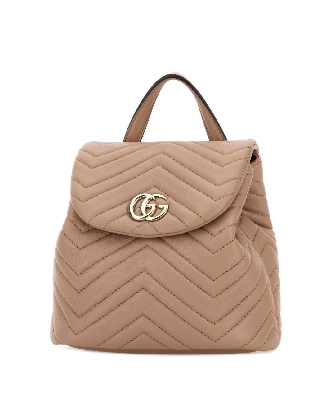 GUCCI Розовый кожаный рюкзак, фото 2