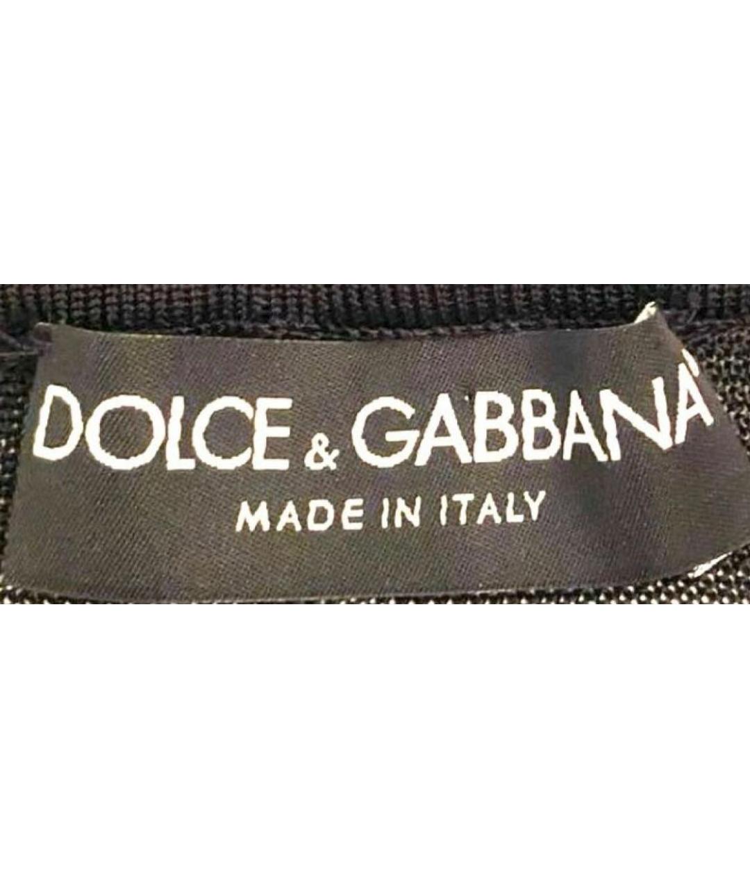 DOLCE&GABBANA Черный кардиган, фото 4