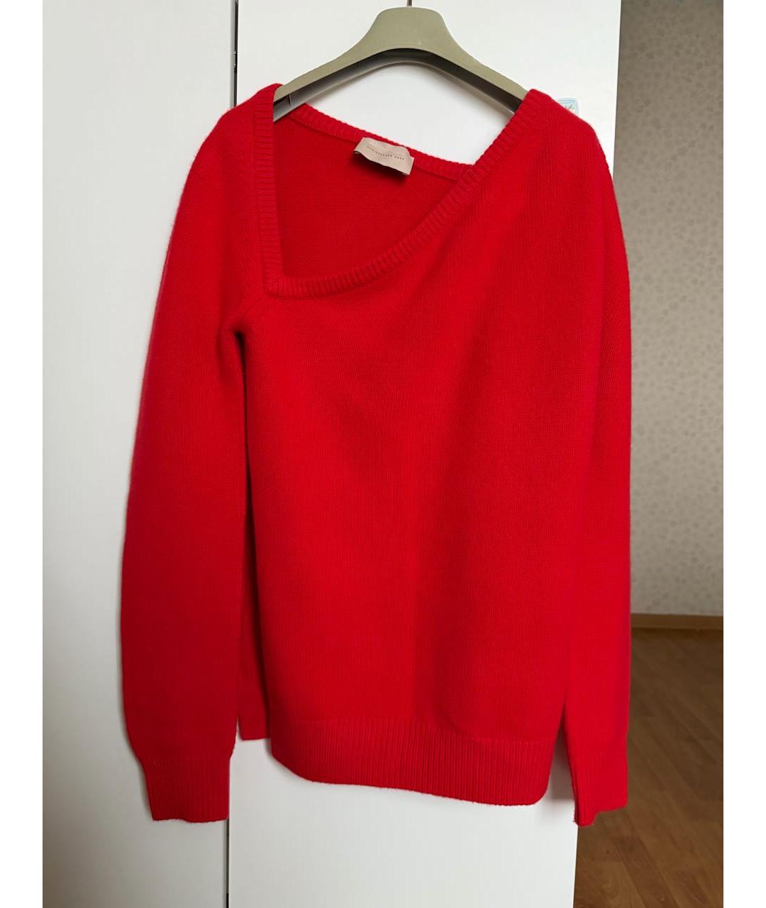 CHRISTOPHER KANE Красный кашемировый джемпер / свитер, фото 8