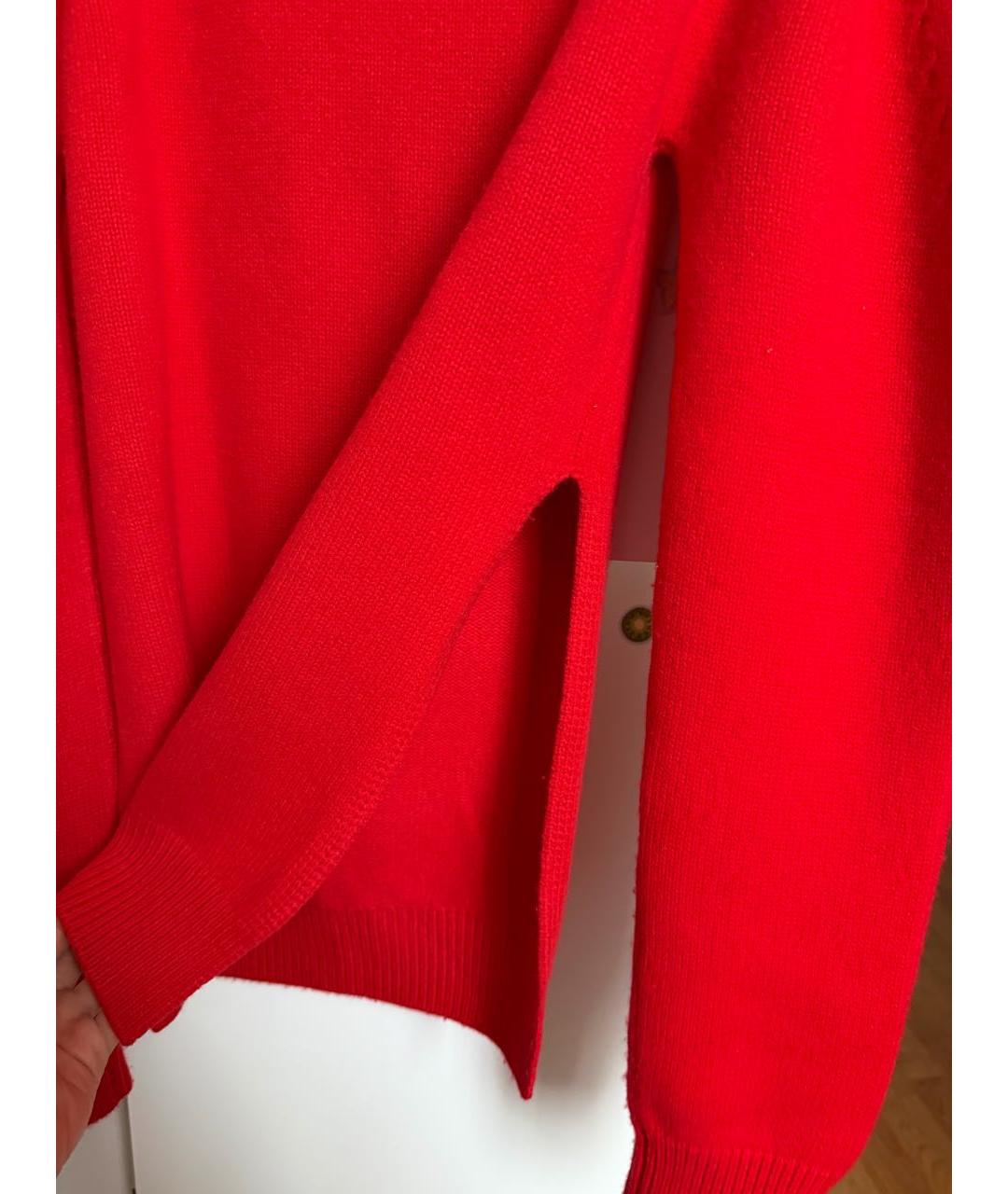 CHRISTOPHER KANE Красный кашемировый джемпер / свитер, фото 3