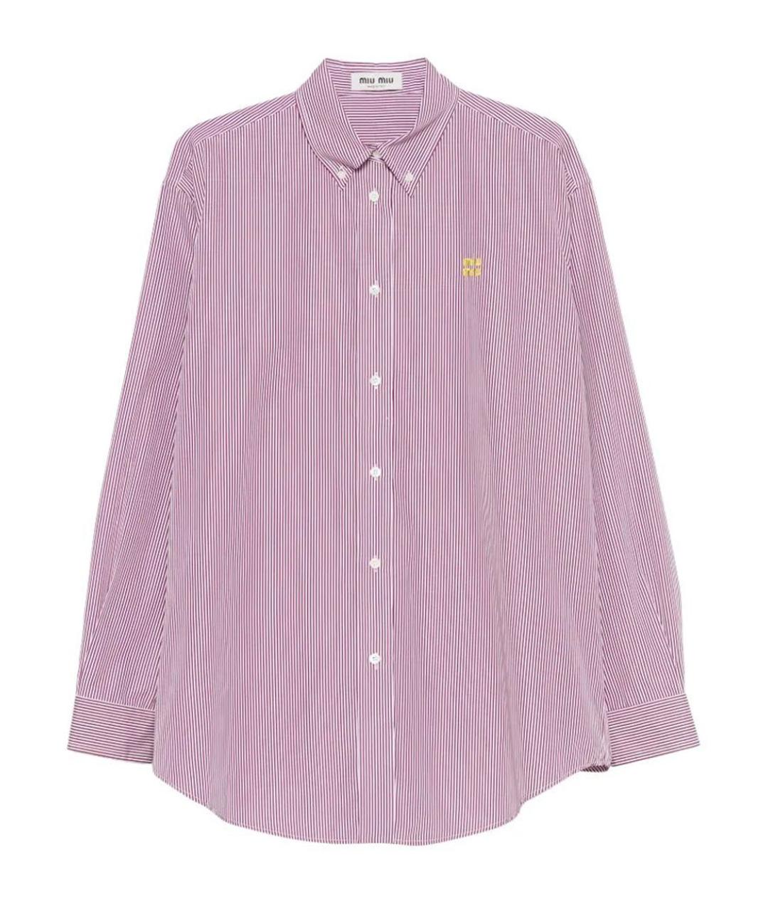 MIU MIU Мульти хлопковая рубашка, фото 1