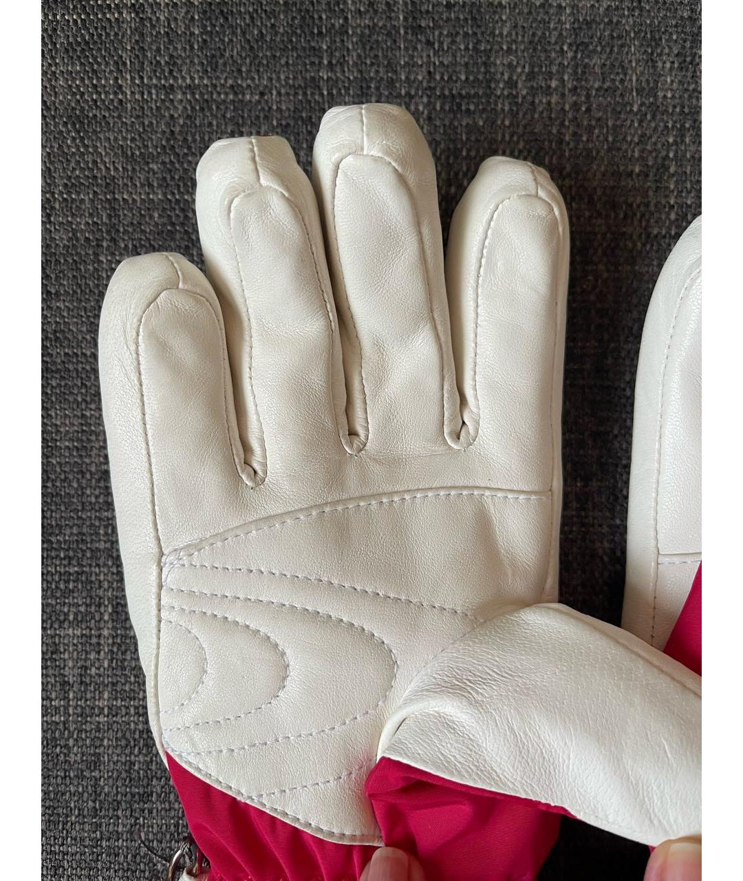 BOGNER Фуксия кожаные перчатки, фото 3