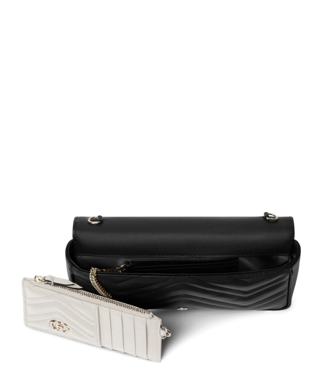 GUCCI Черная кожаная сумка через плечо, фото 6