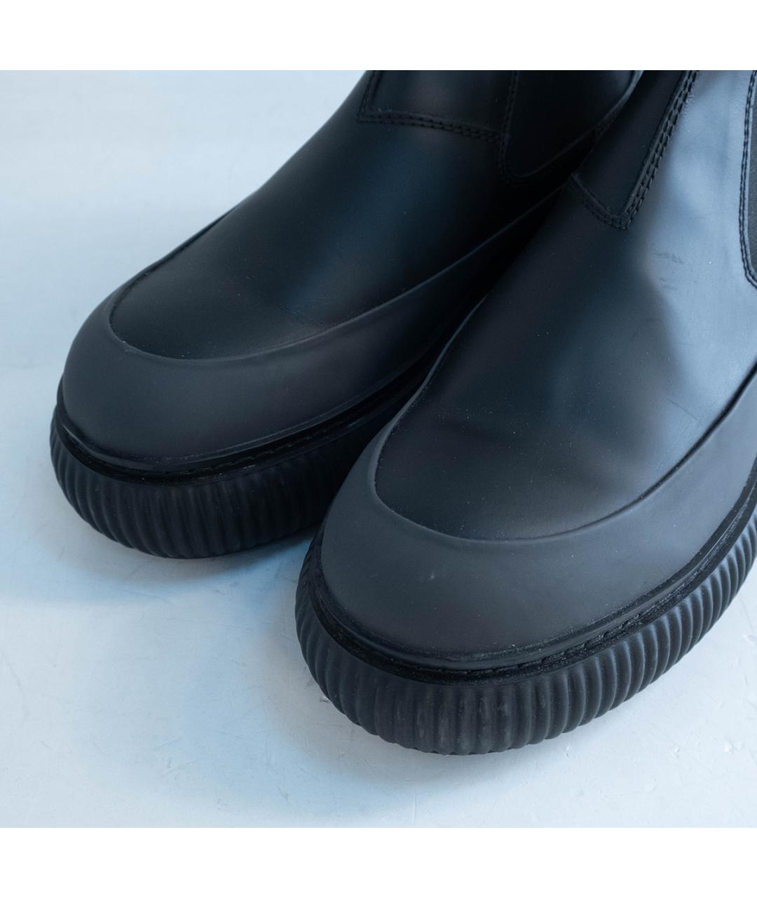 LANVIN Черные кожаные полусапоги, фото 3