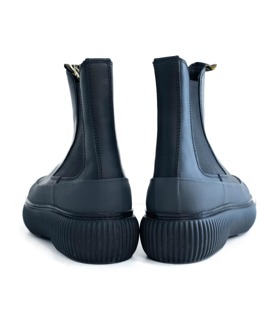 LANVIN Черные кожаные полусапоги, фото 5