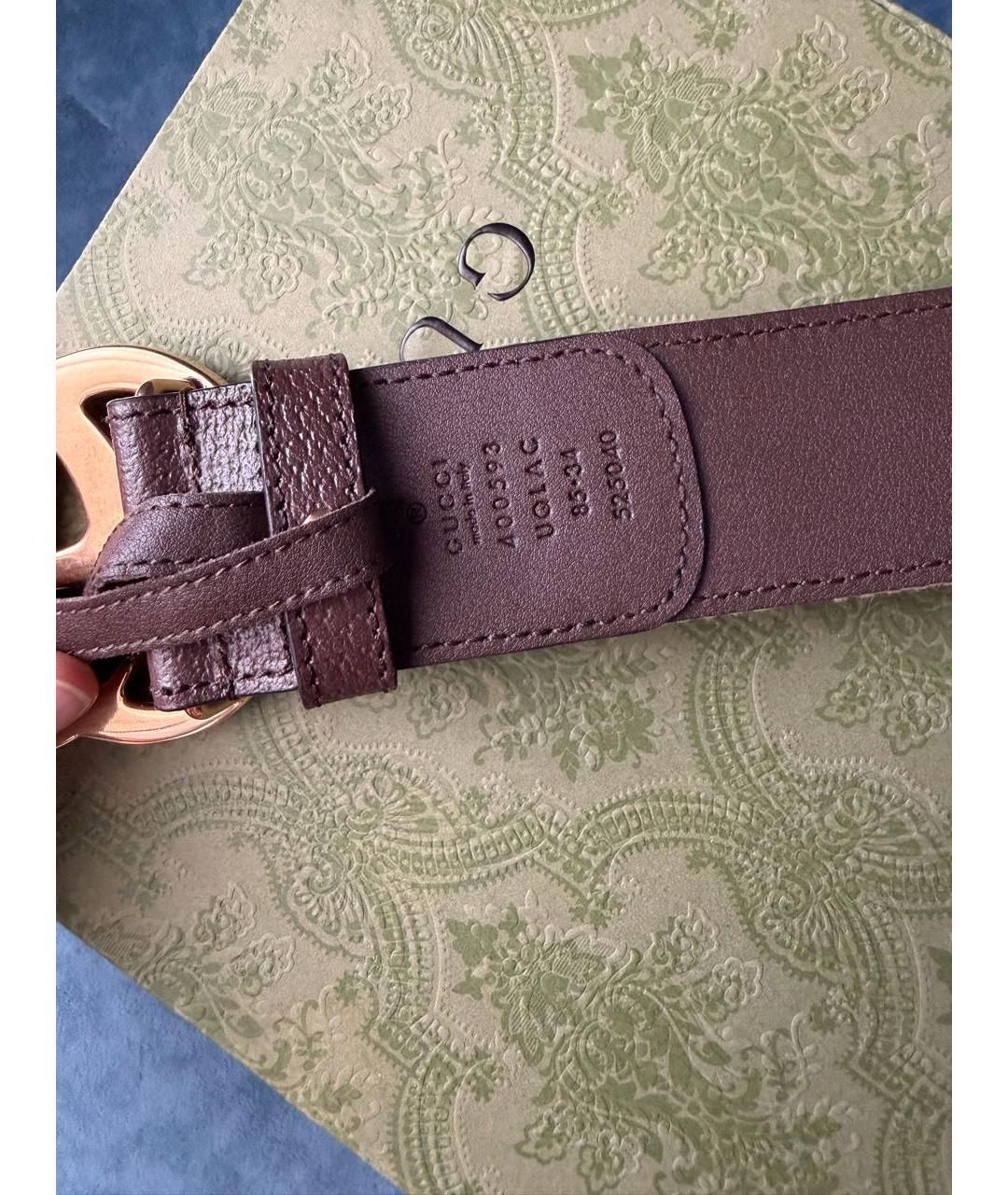 GUCCI Коричневый ремень, фото 3