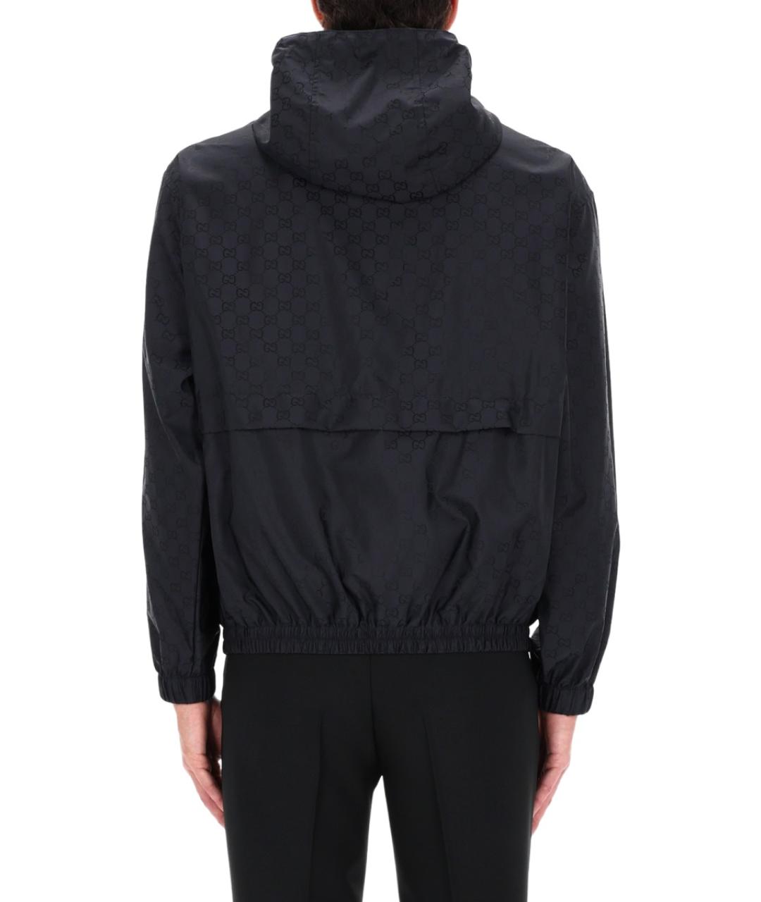 GUCCI Черная полиамидовая куртка, фото 5