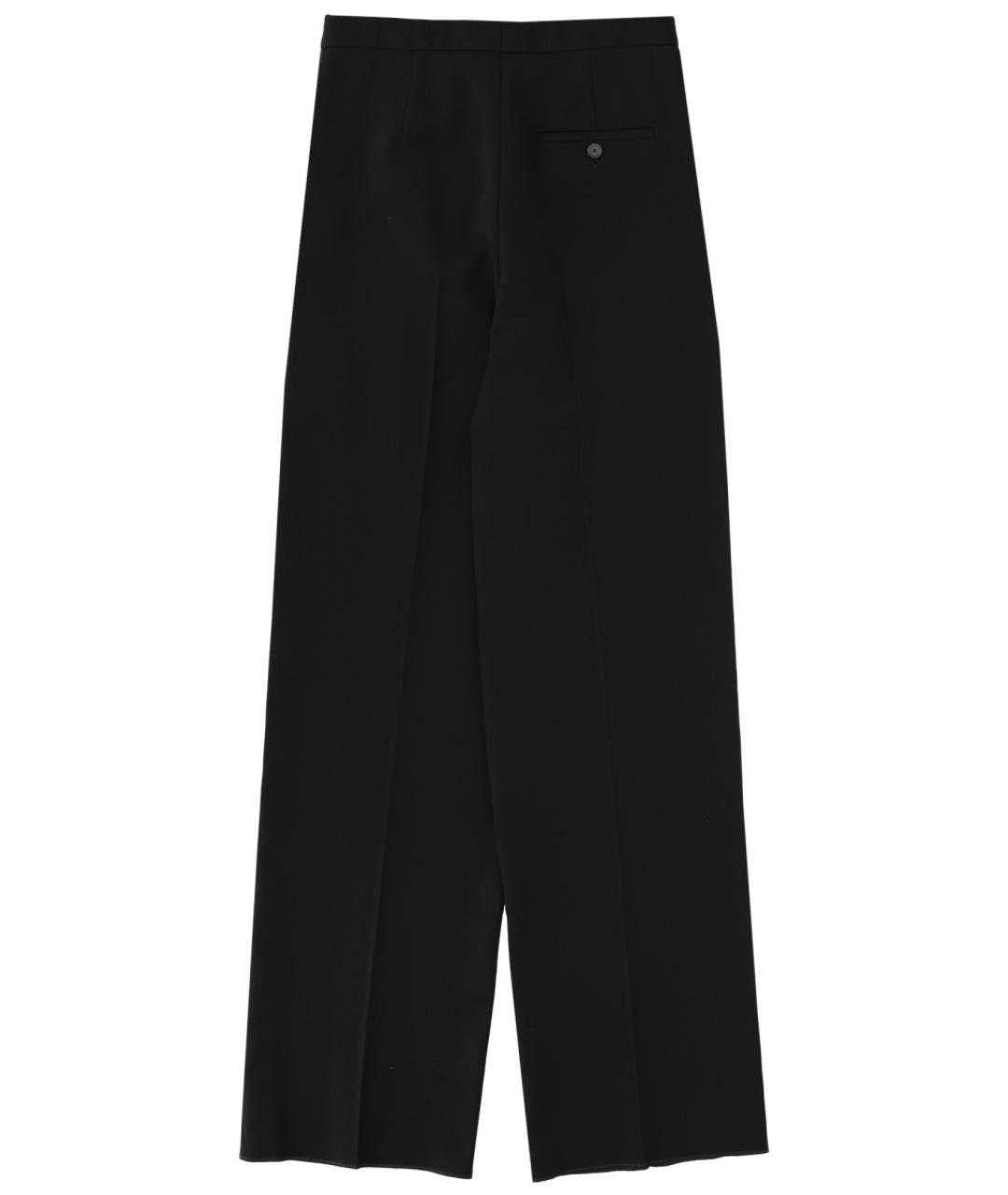 BALENCIAGA Черные шерстяные брюки широкие, фото 2