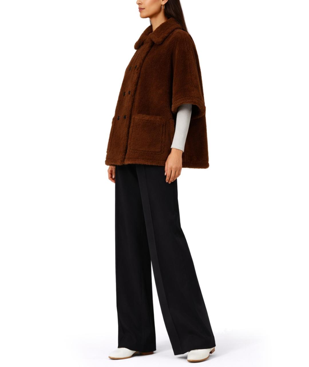 MAX MARA Коричневая шерстяная куртка, фото 2