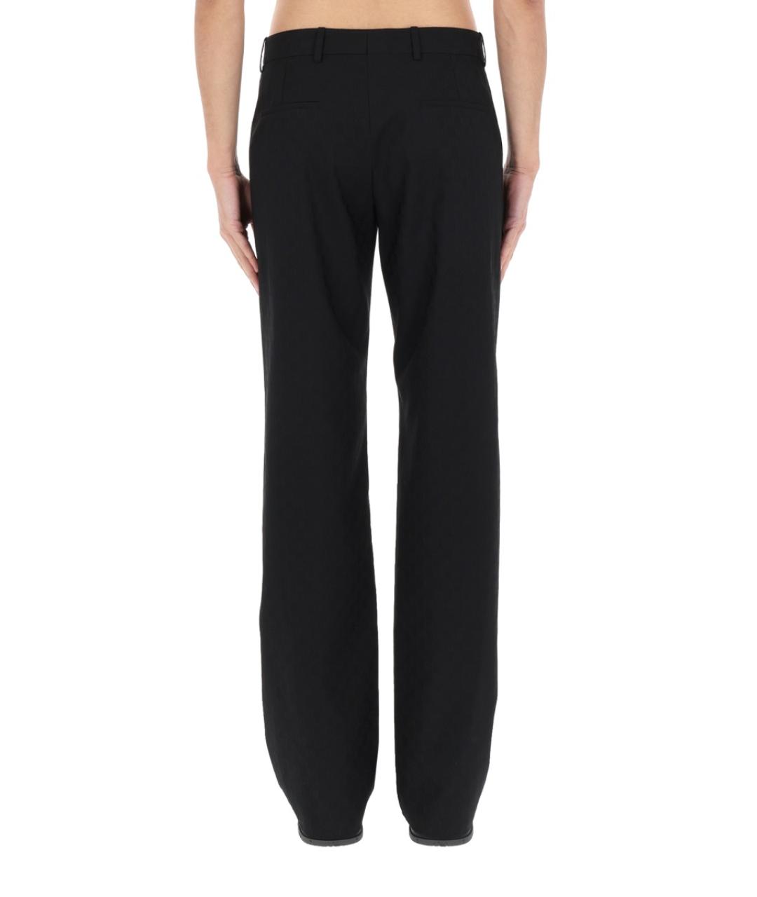GUCCI Черные полиэстеровые повседневные брюки, фото 5