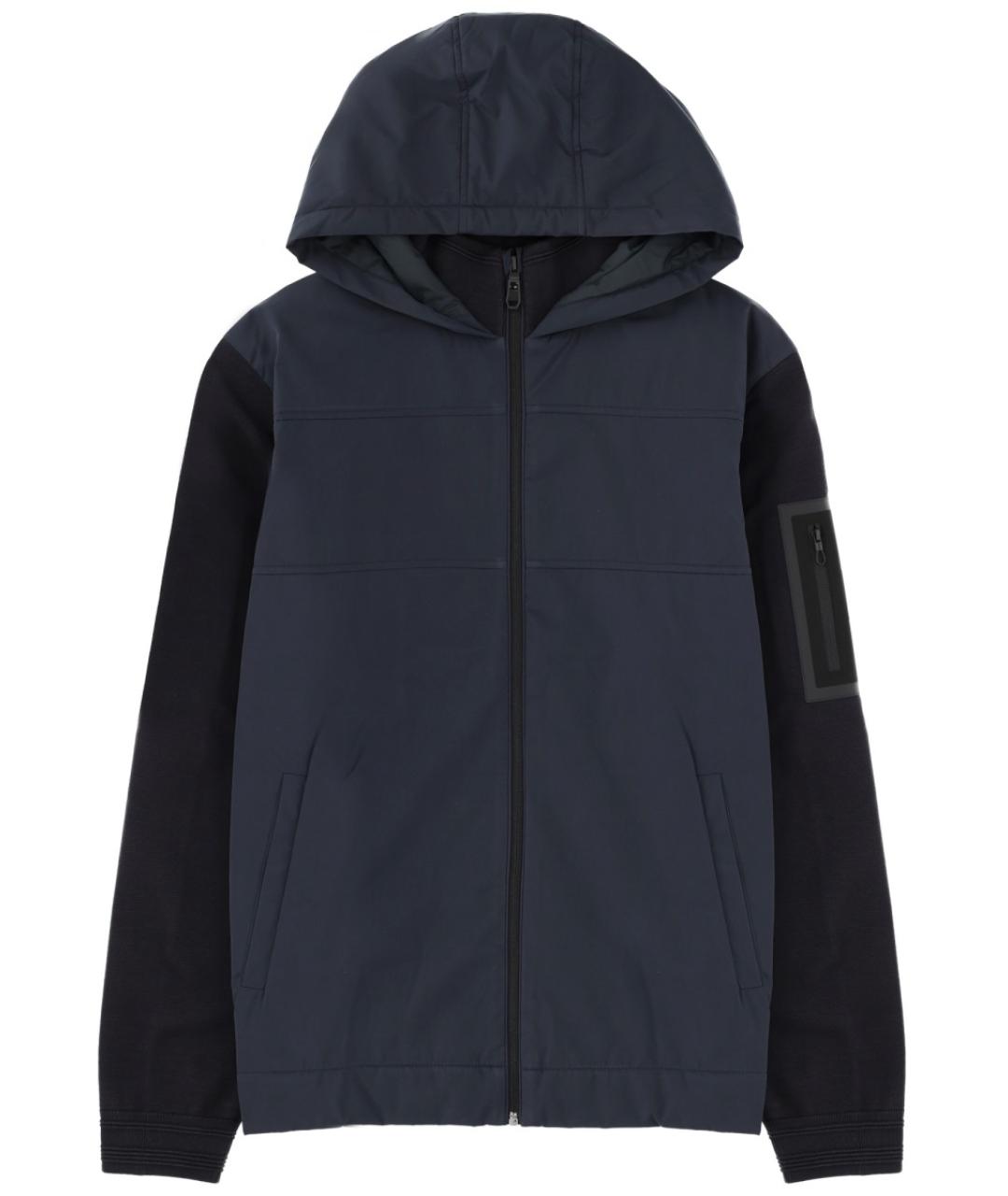 HUGO BOSS Синяя вискозная куртка, фото 1