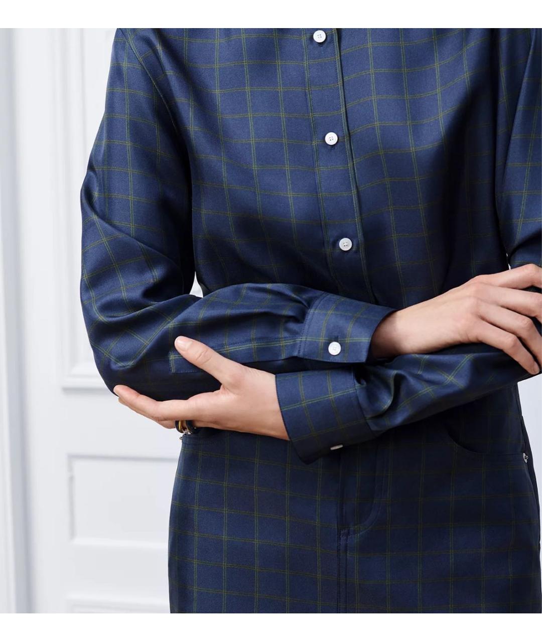 CHRISTIAN DIOR Темно-синяя блузы, фото 3