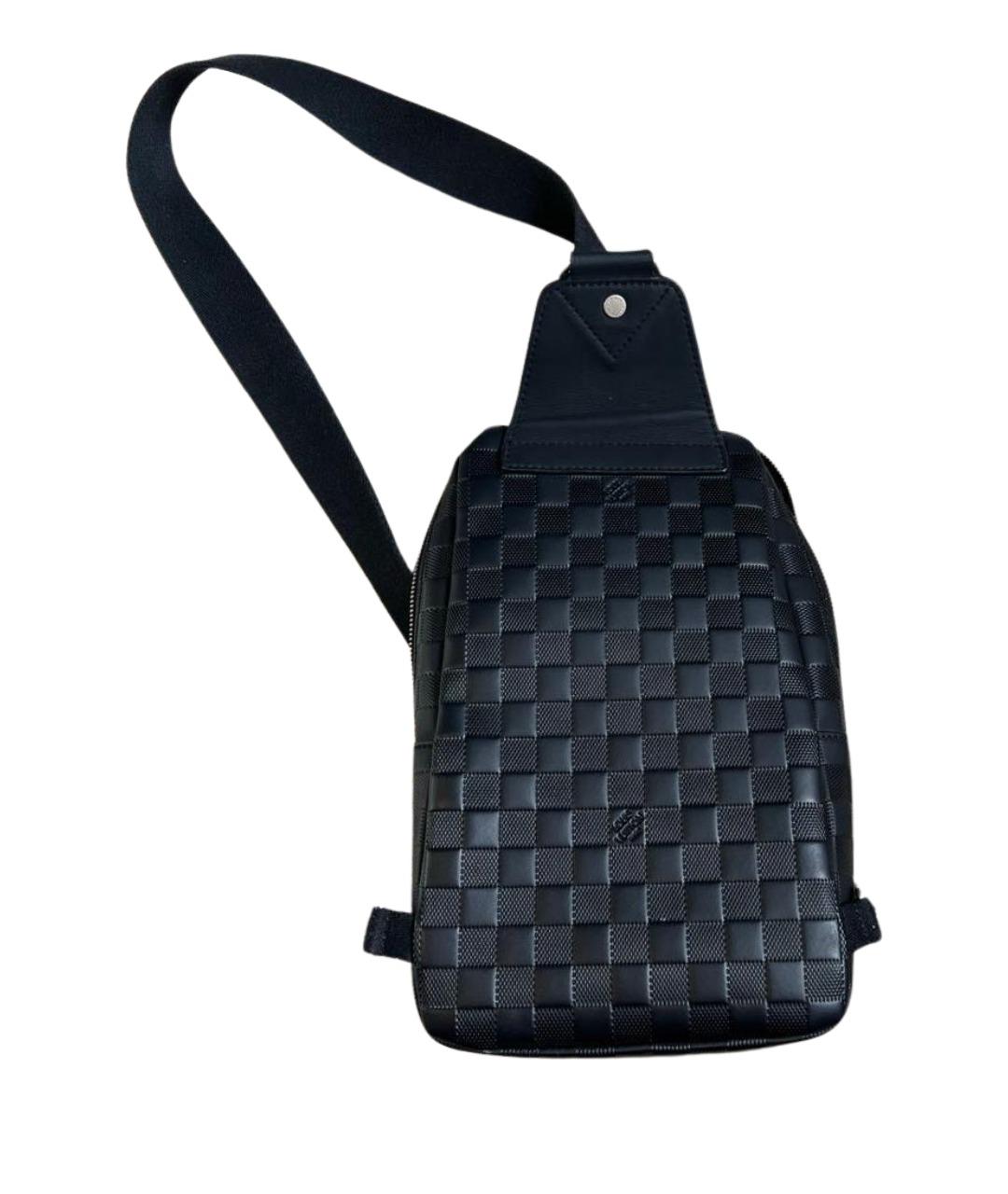 LOUIS VUITTON Черная сумка на плечо из искусственной кожи, фото 1