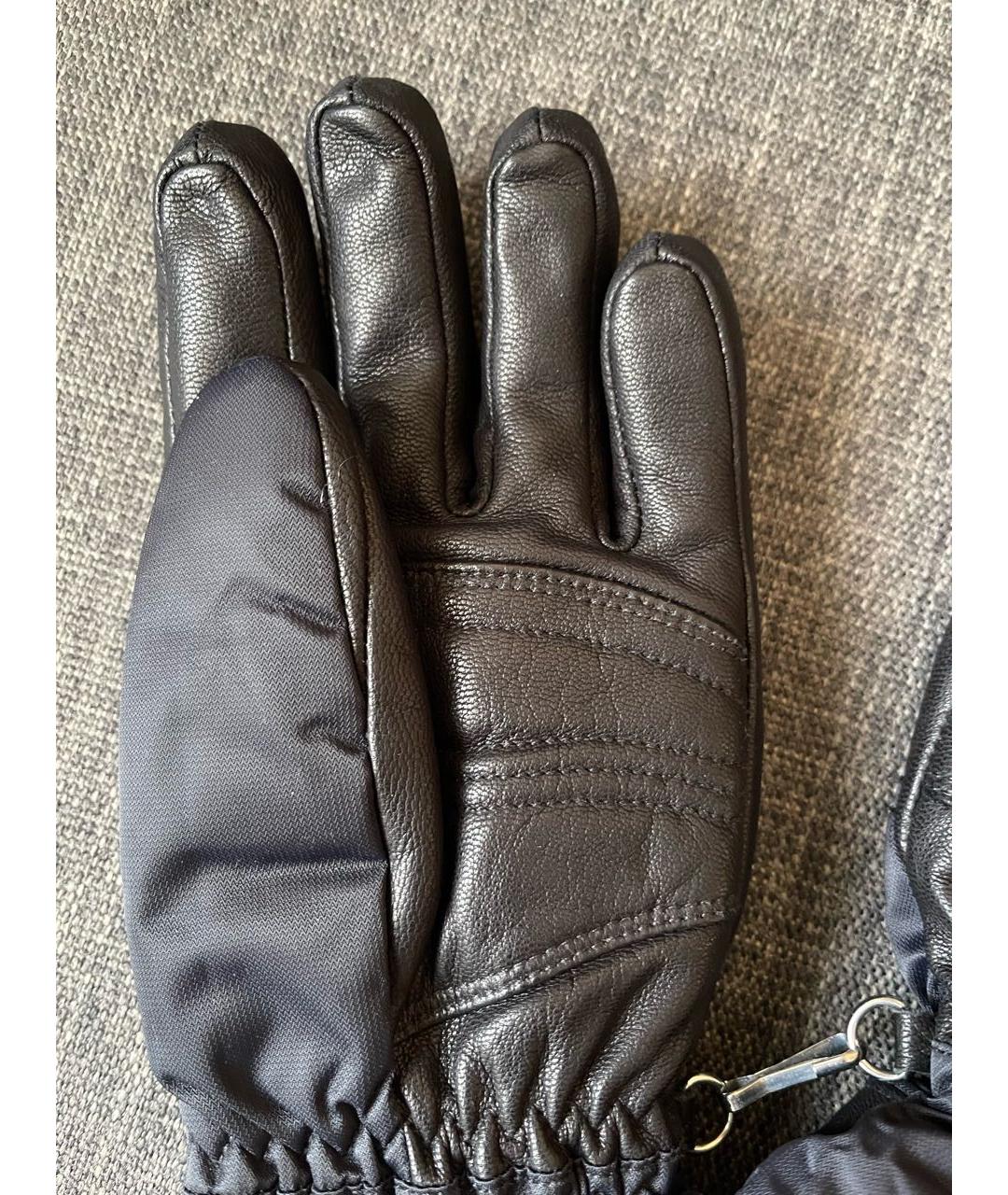 BOGNER Черные кожаные перчатки, фото 4