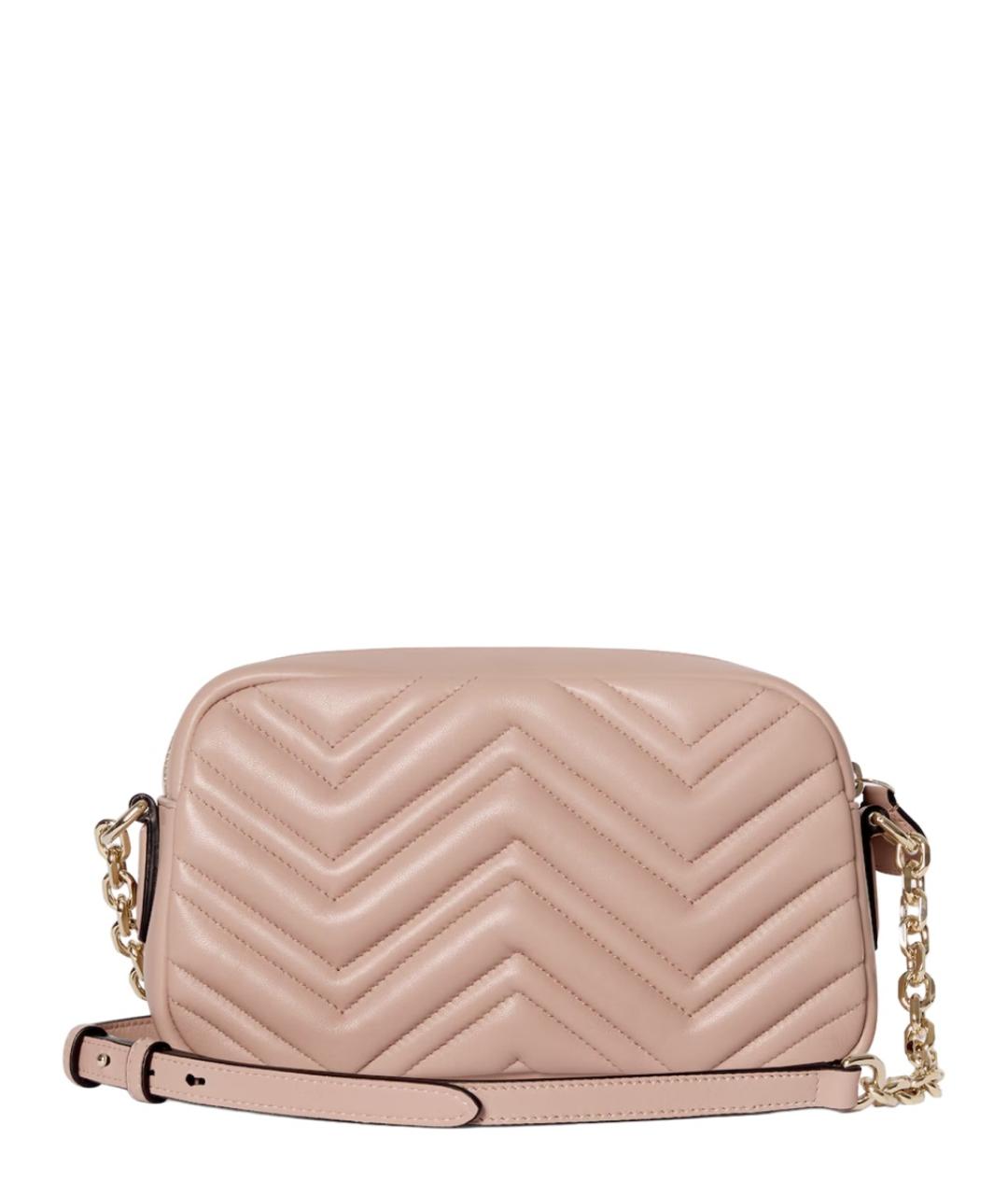 GUCCI Бежевая кожаная сумка через плечо, фото 2