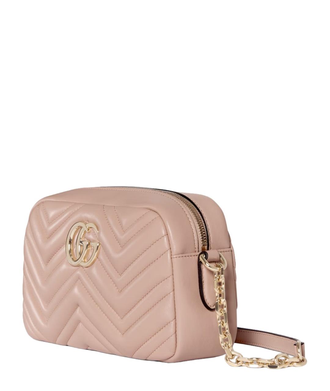 GUCCI Бежевая кожаная сумка через плечо, фото 3