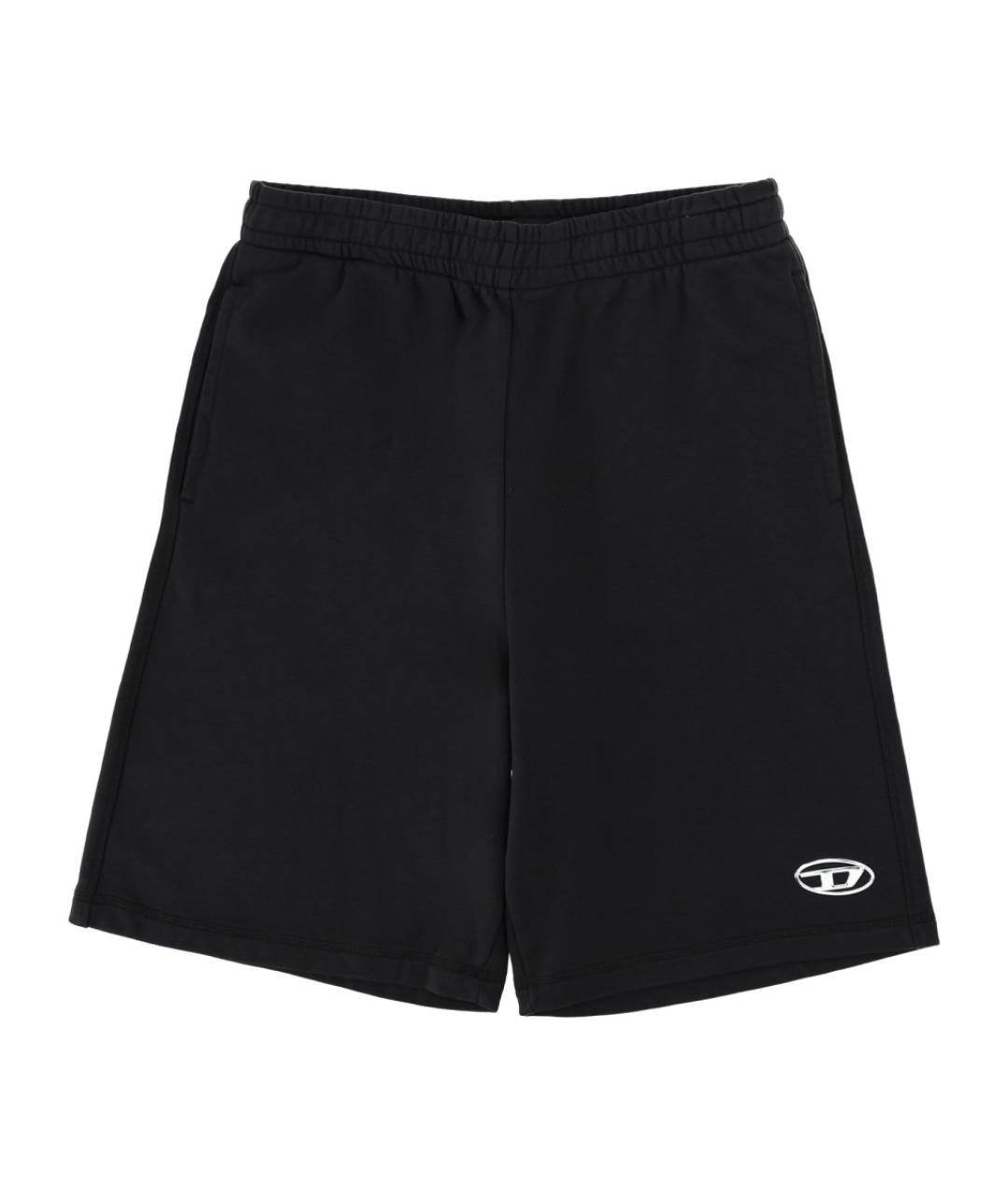 DIESEL Черные хлопковые шорты, фото 1