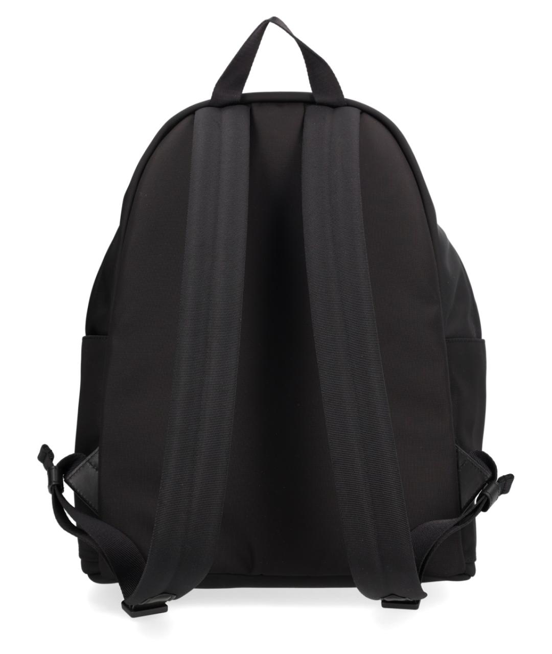 MONCLER Черный синтетический рюкзак, фото 2