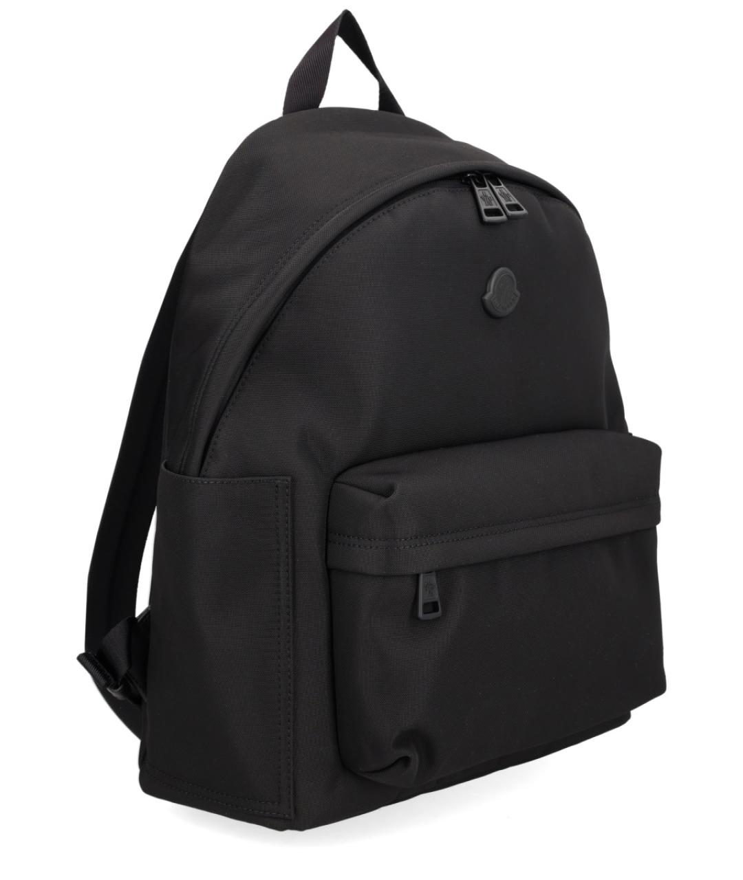MONCLER Черный синтетический рюкзак, фото 3