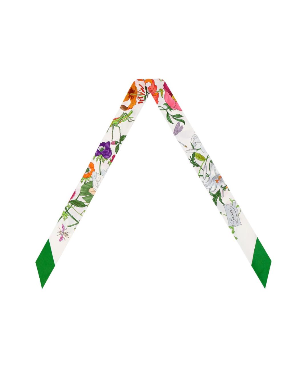 GUCCI Мульти шелковый шарф, фото 2