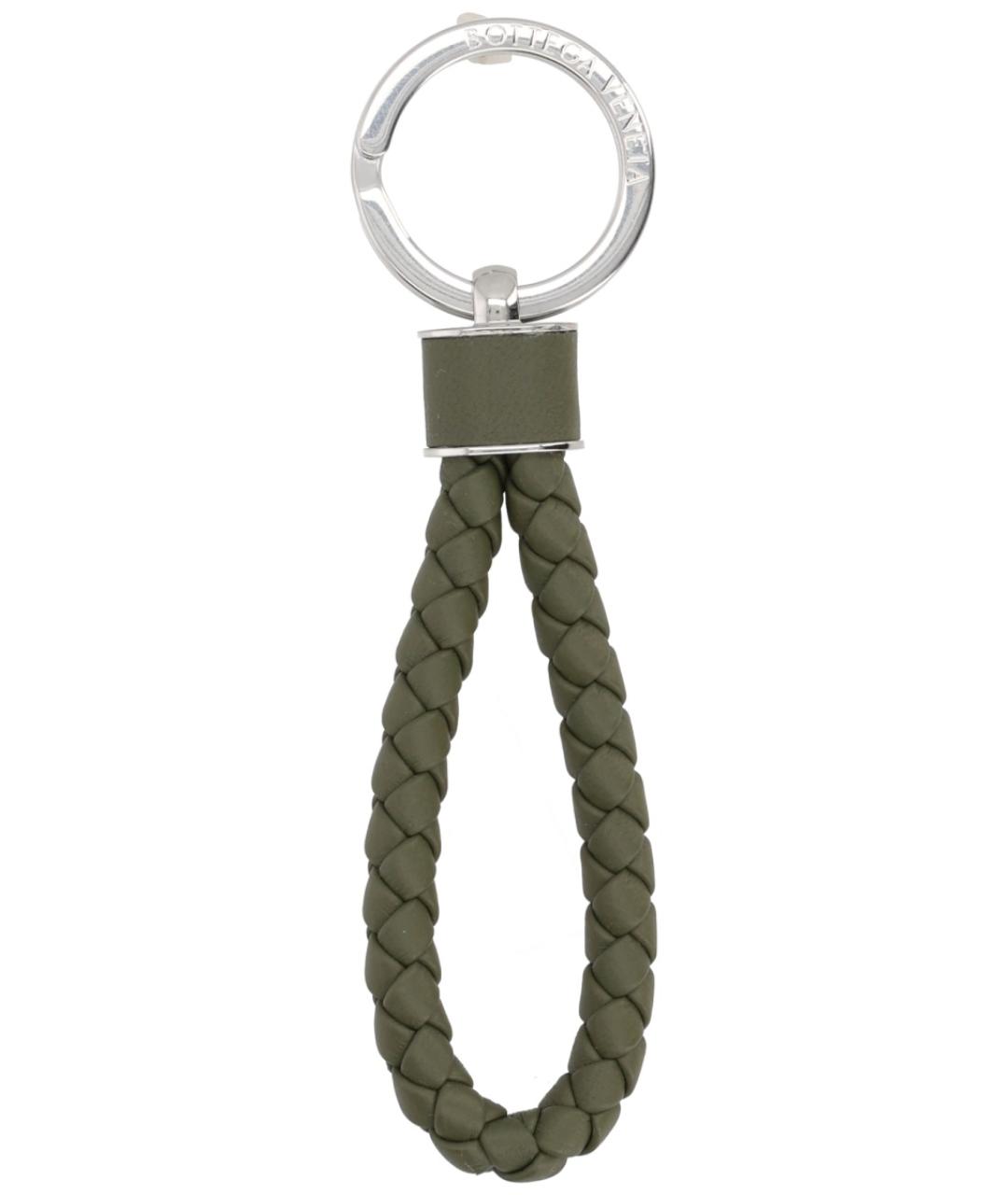 BOTTEGA VENETA Зеленый брелок, фото 1