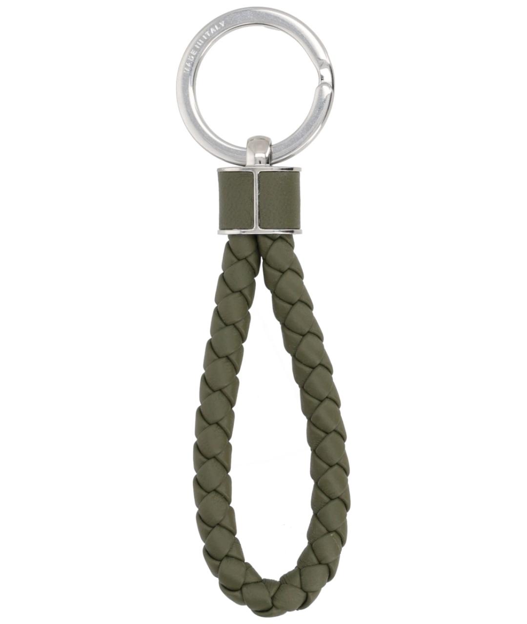 BOTTEGA VENETA Зеленый брелок, фото 2