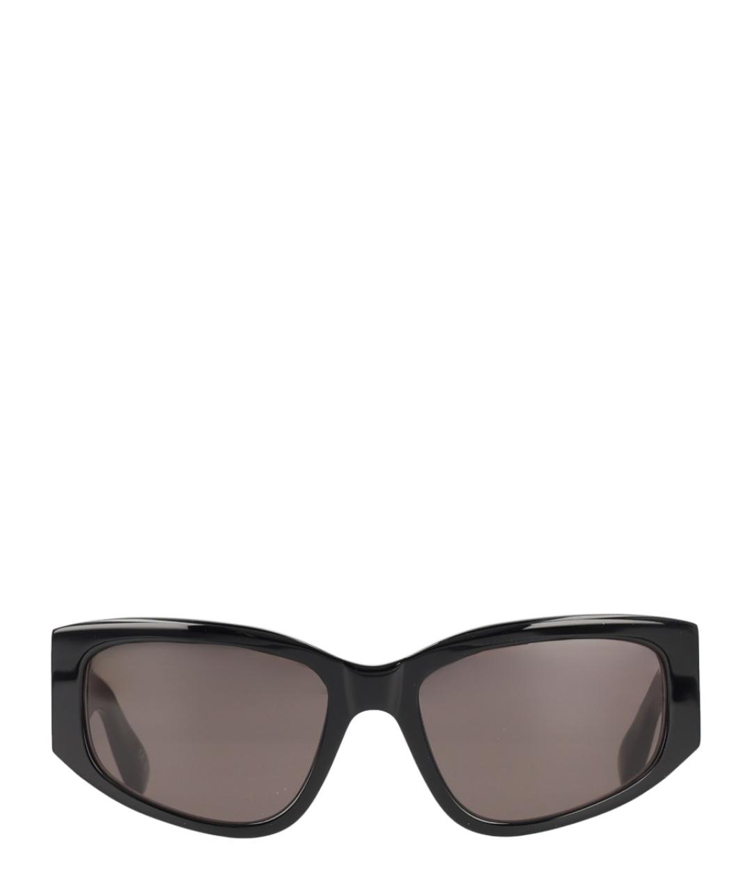 BALENCIAGA Черные пластиковые солнцезащитные очки, фото 2