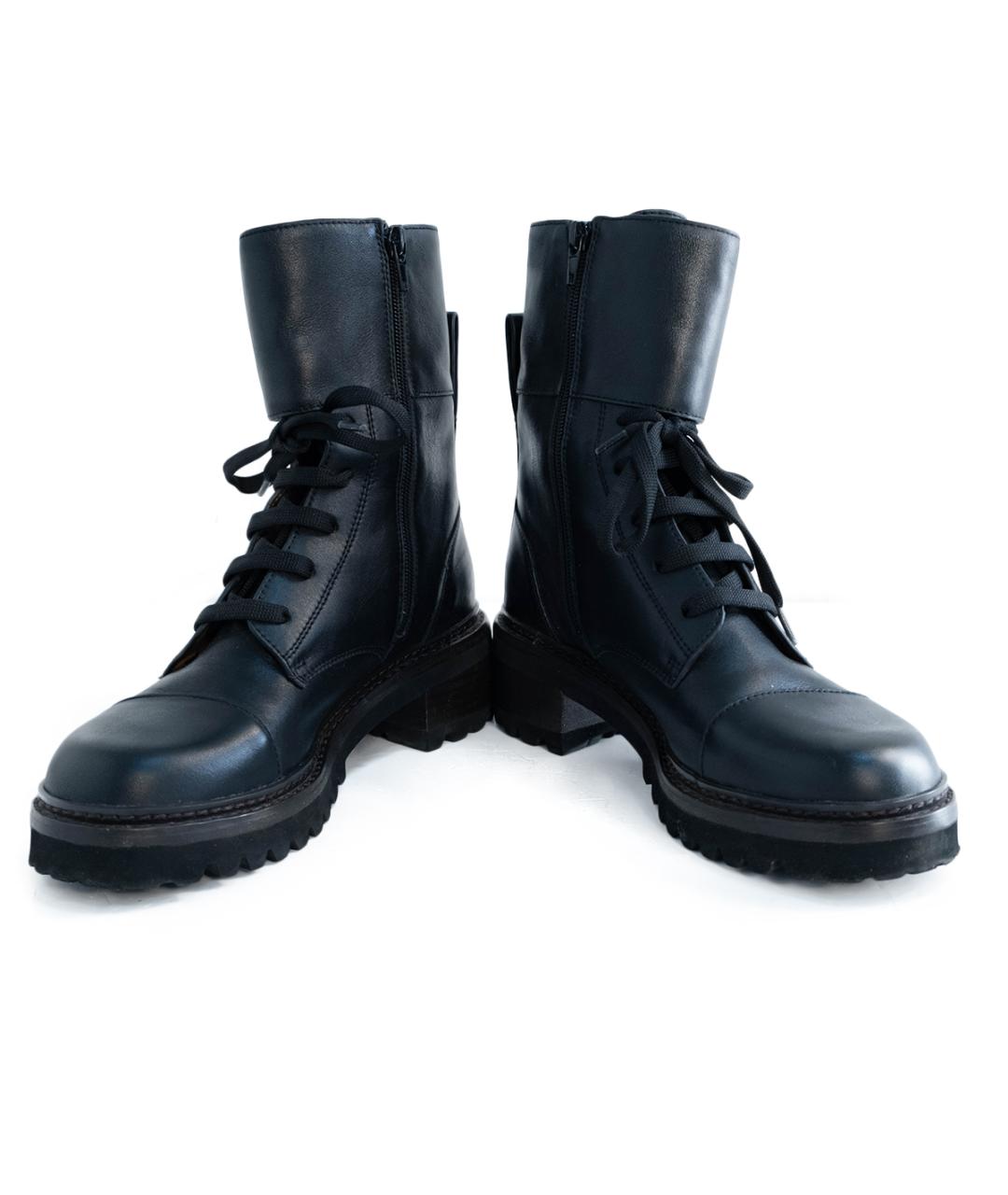 SEE BY CHLOE Черные кожаные ботинки, фото 4