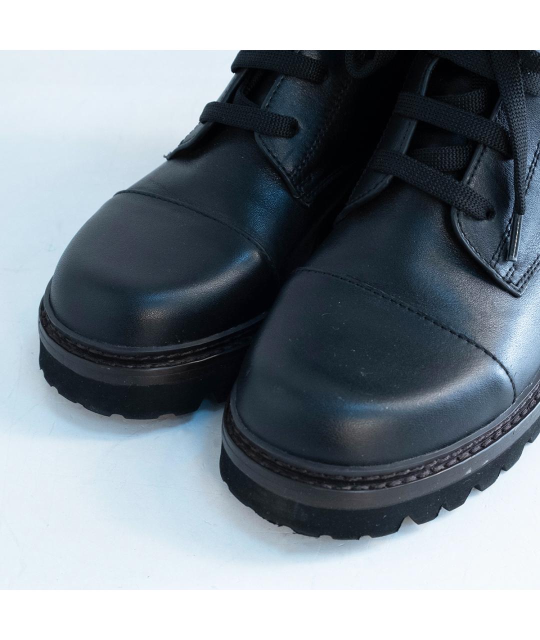 SEE BY CHLOE Черные кожаные ботинки, фото 3