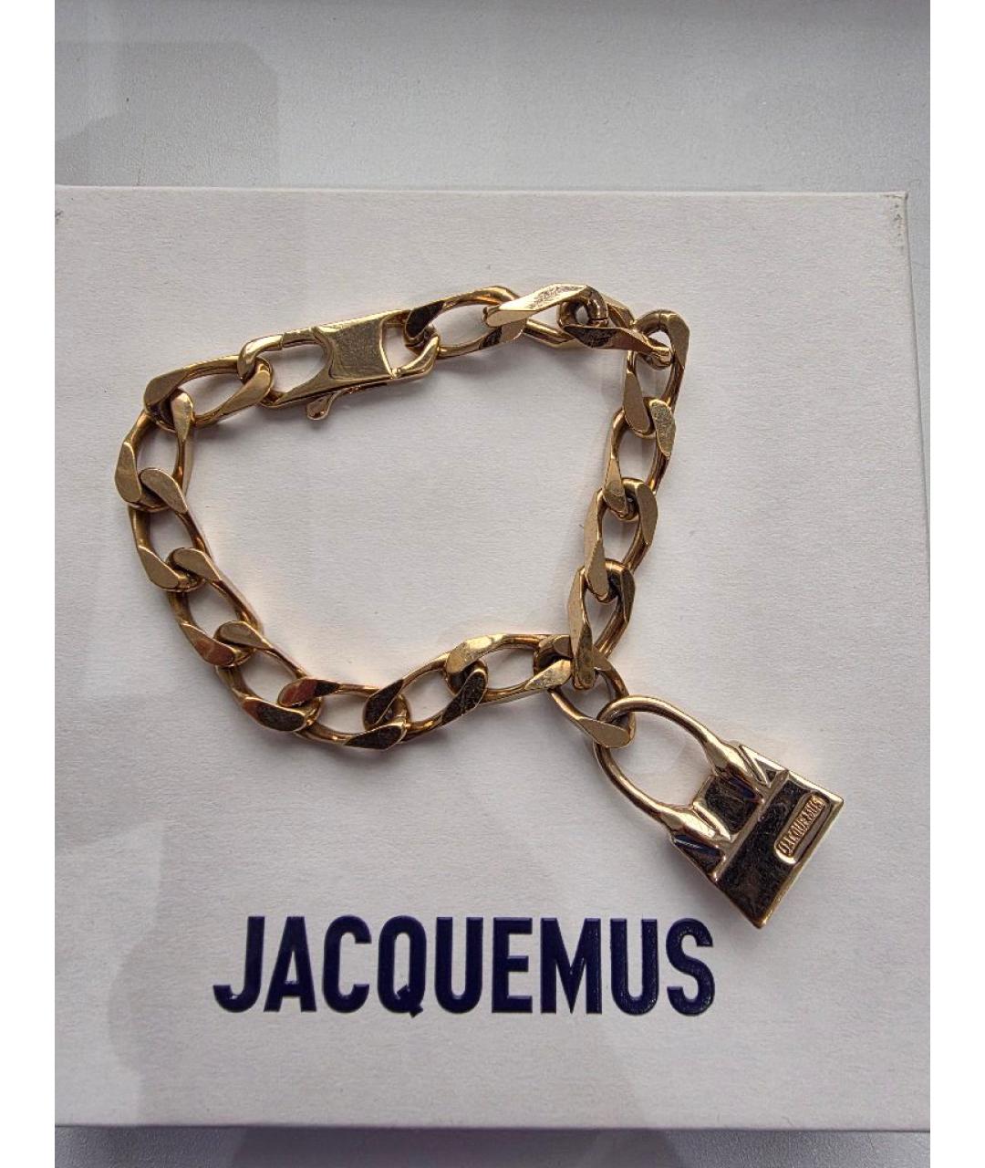 JACQUEMUS Золотой металлический комплект, фото 3