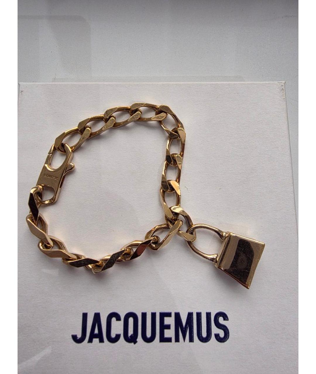 JACQUEMUS Золотой металлический комплект, фото 6