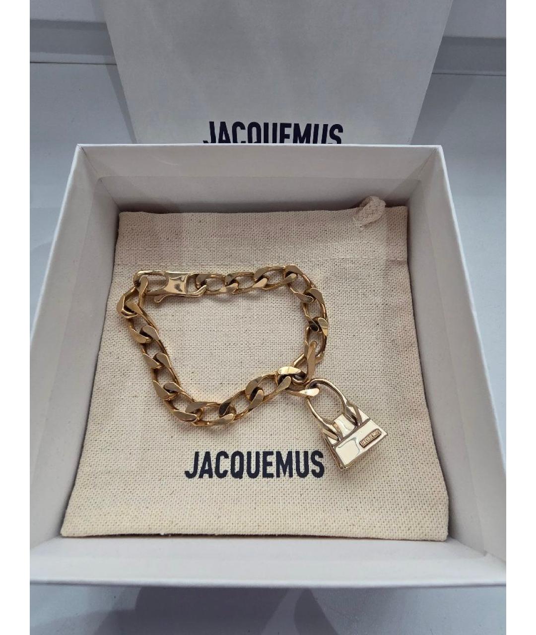 JACQUEMUS Золотой металлический комплект, фото 2