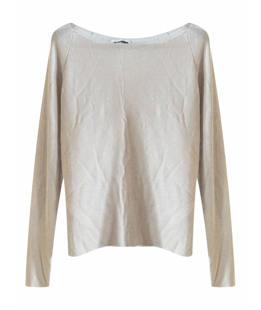 JIL SANDER Бежевый кашемировый джемпер / свитер, фото 1