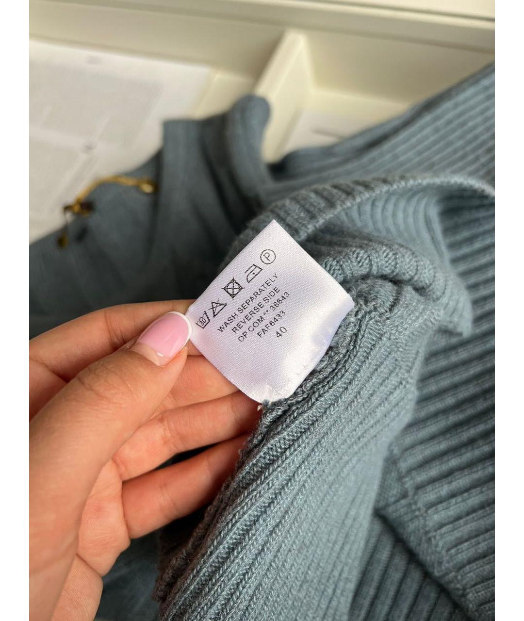 LORO PIANA Синий джемпер / свитер, фото 6