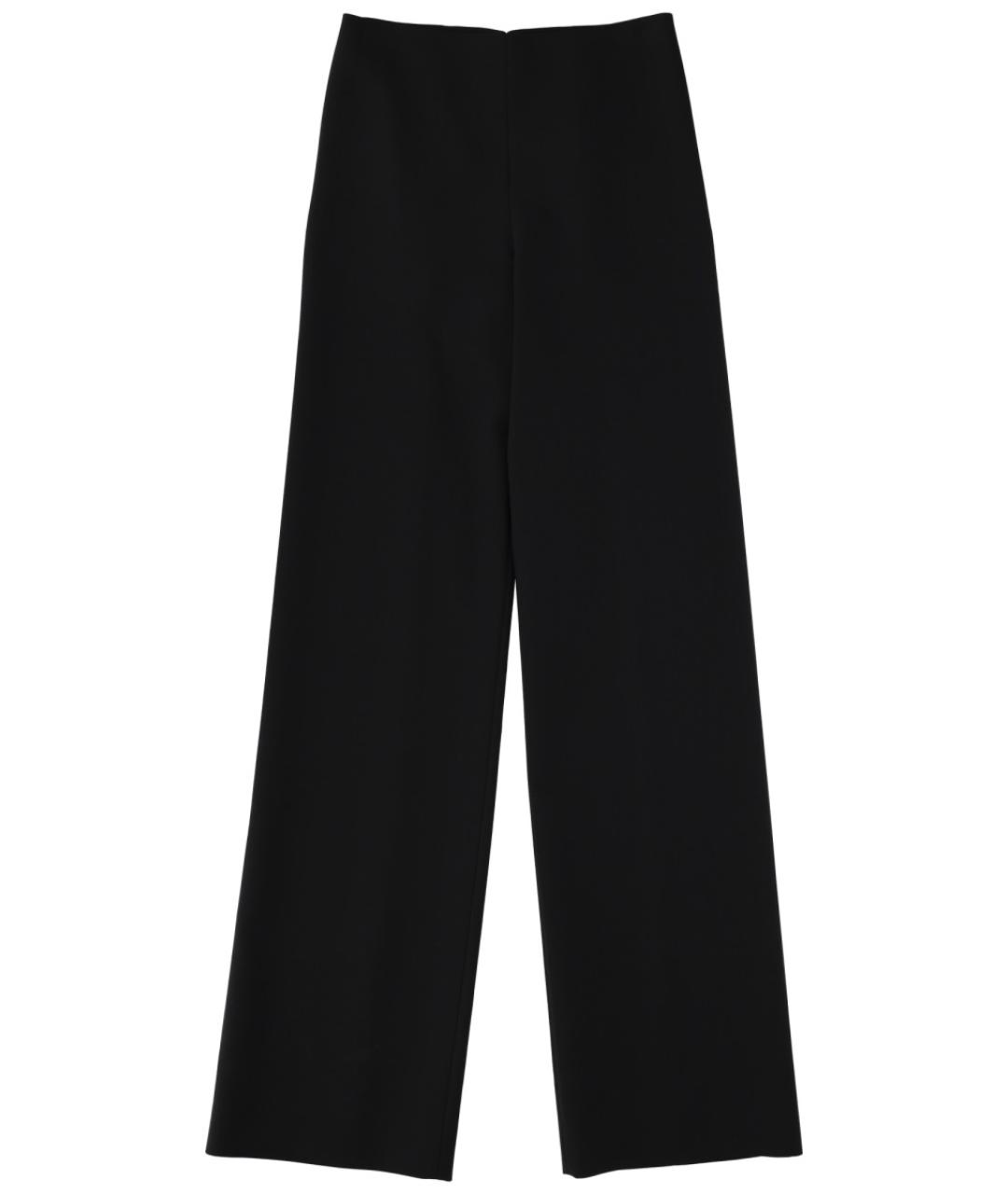 GUCCI Черные шерстяные прямые брюки, фото 1