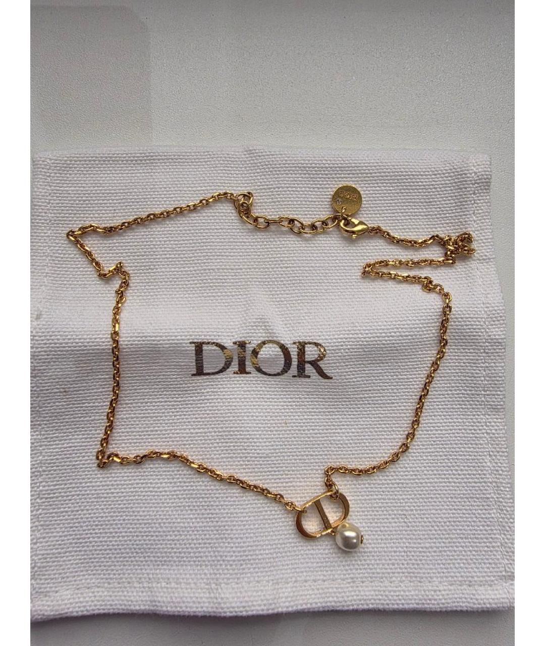 CHRISTIAN DIOR Золотая металлическая цепочка, фото 2