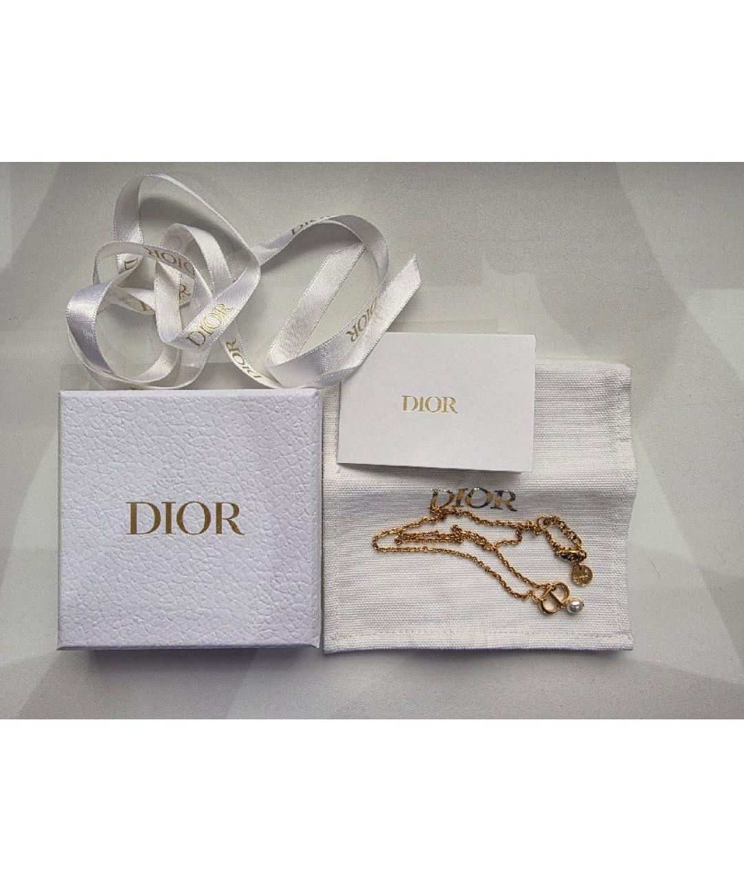 CHRISTIAN DIOR Золотая металлическая цепочка, фото 3