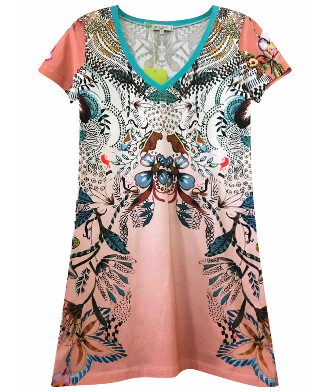 ETRO Мульти хлопко-эластановая футболка, фото 1