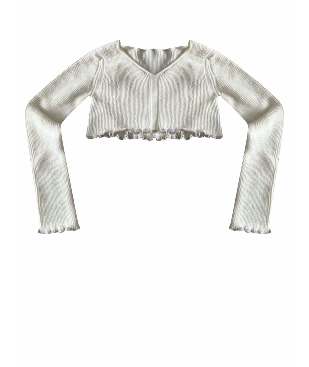 JACQUEMUS Бежевый шерстяной джемпер / свитер, фото 1