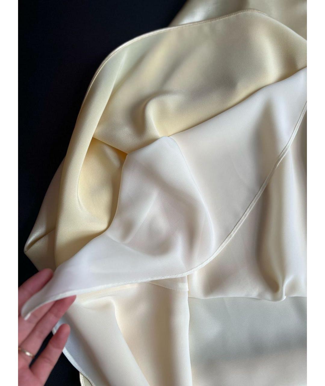 LORO PIANA Желтая юбка макси, фото 6